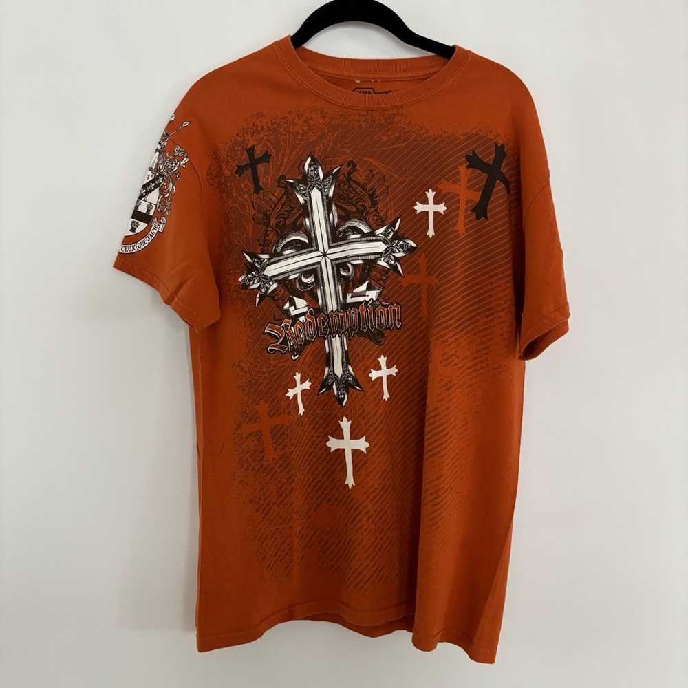 MMA Elite Redemption T-Shirt Size M Orange